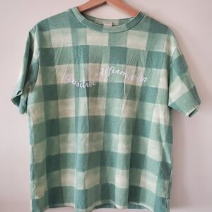 Green Checkered Shirt